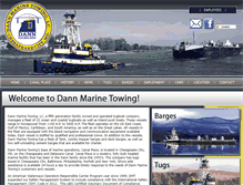 Tablet Screenshot of dannmarine.com